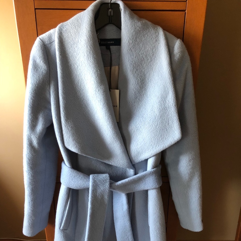 Cole Haan Italian alpaca wool coat